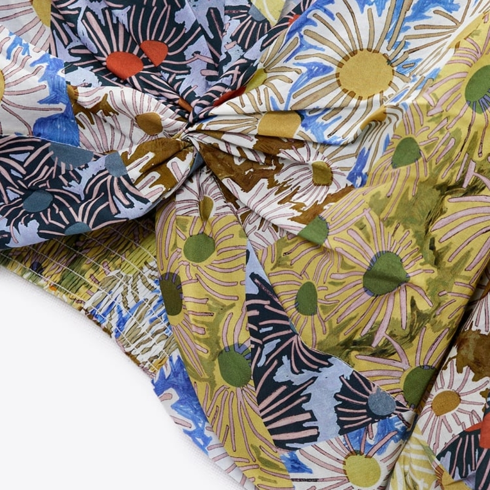 Zara Printed crop top SZ  S, L, XL BNWT - Picture 6 of 6